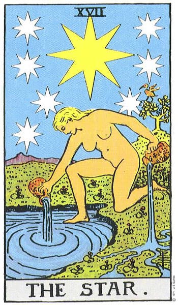 The Star tarot card preview